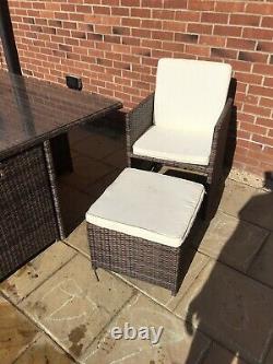 12 Seat (6+6) rattan garden furniture set