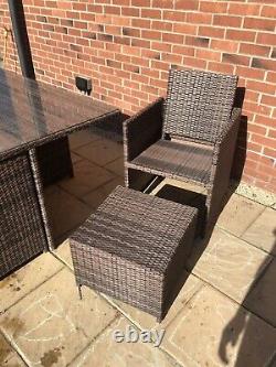 12 Seat (6+6) rattan garden furniture set