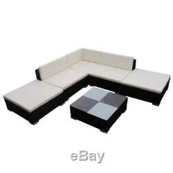 15Pcs Modern Corner Rattan Outdoor Garden Sofa Sets Seating Furniture Patio