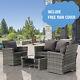 2024 Rattan Garden Sofa Furniture Set Patio Conservatory 4 Seater With Free Cover