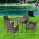 3/4/5pcs Rattan Garden Furniture Lounge Sofa Set Table & Chairs Outdoor Patio Uk
