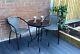 3 Pcs Pe Rattan Wicker Garden Furniture Patio Bistro Set