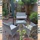 4 Piece Rattan Garden Furniture Set Outdoor Chairs Table Sofa Patio Conservatory