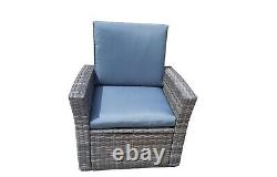 4 Piece Rattan Garden Furniture Set Sofa Outdoor Patio Wicker