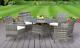 5pc Rattan Dining Set Outdoor Garden Patio Furniture 4 Chairs & Round Table