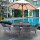7pc Patio Rattan Wicker Table Chairs Sofa Dining Garden Set Furniture Outdoor