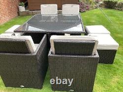 8 Seater Garden Cube Garden Furniture Set