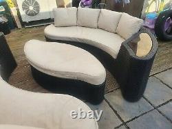8 seater rattan garden furniture set