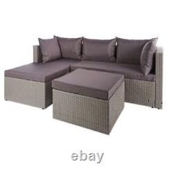 Aldi Rattan Garden Furniture Set Corner Sofa