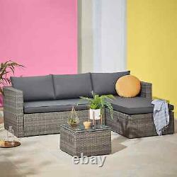 Alexandra Garden Sofa Rattan Corner Furniture Sofa Set Left/Right Facing PRG9