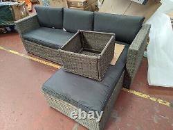 Alexandra Garden Sofa Rattan Corner Furniture Sofa Set Left/Right Facing PRG9