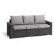 Allibert By Keter California 3 Seater Rattan Sofa Outdoor Garden Furniture