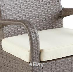 Argos Home Seychelles 6 Seater Rattan Effect Table & Chair Garden Furniture