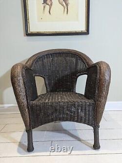 Bamboo Rattan Pair Armchairs Home Garden Event Delivery Available