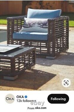 Beautiful Oka Large Garden Furniture Set RRP Over £5,500