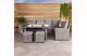 Bentley 6 Seater Premium Rattan Dining Set Grey Grade B Return