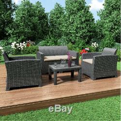 BillyOh Florence Rattan Outdoor Garden Furniture 4 Piece Set Table Chair Sofa