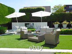 Brand New Rattan Garden Furniture Conservatory Sofa Seat Armchair Table Set