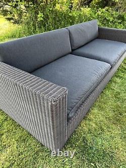 Cane-line Rattan Lounge Sofas X 2 & Table Garden Furniture Sold At 8k+