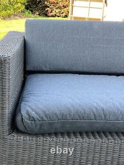 Cane-line Rattan Lounge Sofas X 2 & Table Garden Furniture Sold At 8k+