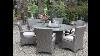 Casino 6 Seater Rattan Dining Garden Furniture Set With Lazy Susan