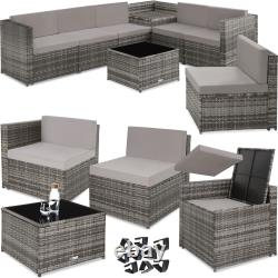 Corner Sofa Garden Furniture Table and Chairs Rattan Set Outdoor Metal Outside