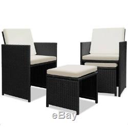Cube 2019 Rattan Garden Furniture Set Chairs Table Outdoor Patio Wicker 8 Seats