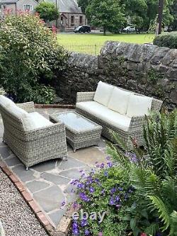 Delivered? John Lewis Dante Rattan Garden Outdoor Furniture Sofa Set Rrp £1625