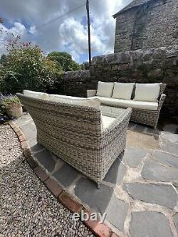 Delivered? John Lewis Dante Rattan Garden Outdoor Furniture Sofa Set Rrp £1625