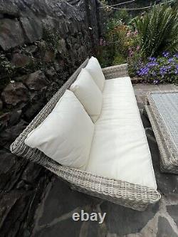 Delivered? John Lewis Dante Rattan Garden Outdoor Furniture Sofa Set Rrp £1625