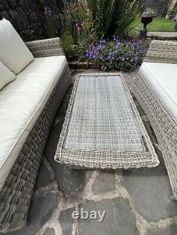 Delivered? John Lewis Dante Rattan Garden Outdoor Furniture Sofa Set Rrp £1625