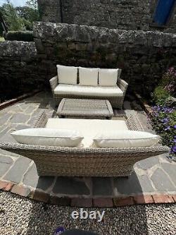 Delivered? John Lewis Dante Rattan Garden Outdoor Furniture Sofa Set Rrp £1625