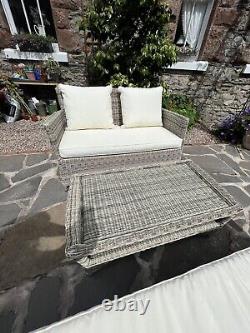 Delivered? John Lewis Dante Rattan Garden Outdoor Furniture Sofa Set Rrp £1625