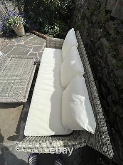 Delivered? John Lewis Dante Rattan Garden Outdoor Furniture Sofa Set Rrp £1625