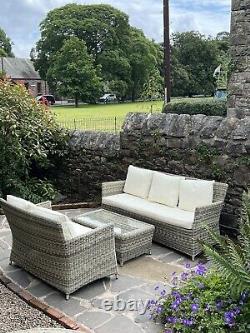 Delivered? John Lewis Dante Rattan Garden Outdoor Furniture Sofa Set Rrp £1625