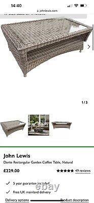 Delivered? John Lewis Dante Rattan Garden Outdoor Furniture Sofa Set Rrp £1625