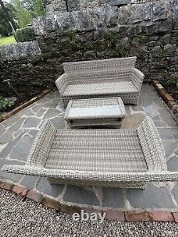 Delivered? John Lewis Dante Rattan Garden Outdoor Furniture Sofa Set Rrp £1625