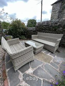 Delivered? John Lewis Dante Rattan Garden Outdoor Furniture Sofa Set Rrp £1625