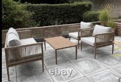 Dunelm Seychelles Garden Furniture Lounge / Coffee Set Paid £699