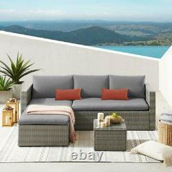 EVRE Malibu Rattan Garden Furniture Set Patio Conservatory Indoor Outdoor