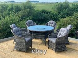 Florida Aluminium Rattan Garden Furniture 4/6 Seat, High Quality 5 Year Warranty