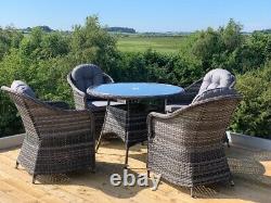 Florida Aluminium Rattan Garden Furniture 4/6 Seat, High Quality 5 Year Warranty