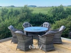 Florida Aluminium Rattan Garden Furniture 4/6 Seat, High Quality 5 Year Warranty