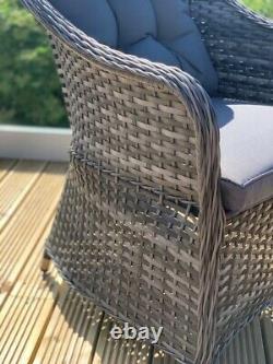 Florida Aluminium Rattan Garden Furniture 4/6 Seat, High Quality 5 Year Warranty