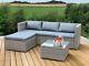 Gsd Victoria Rattan Garden Furniture Corner Sofa Lounge Chase Set In/outdoor
