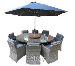 Garden Furniture 8 Seat Oval Dining Set