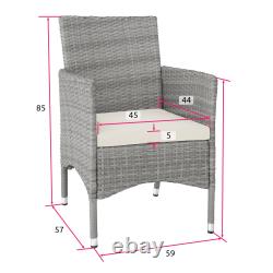 Garden Furniture Chairs Rattan Chair Set Outdoor Patio Cushion Pads Armchair