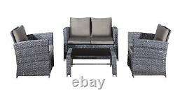 Garden Furniture Rattan Lounge Sofa Acorn Four-seater Lounge set