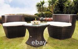 Garden Furniture Rattan Sofa Acorn Five-seater set-ocean grey