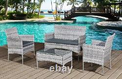 Garden Furniture Rattan Sofa Acorn Four-seater Lounge set